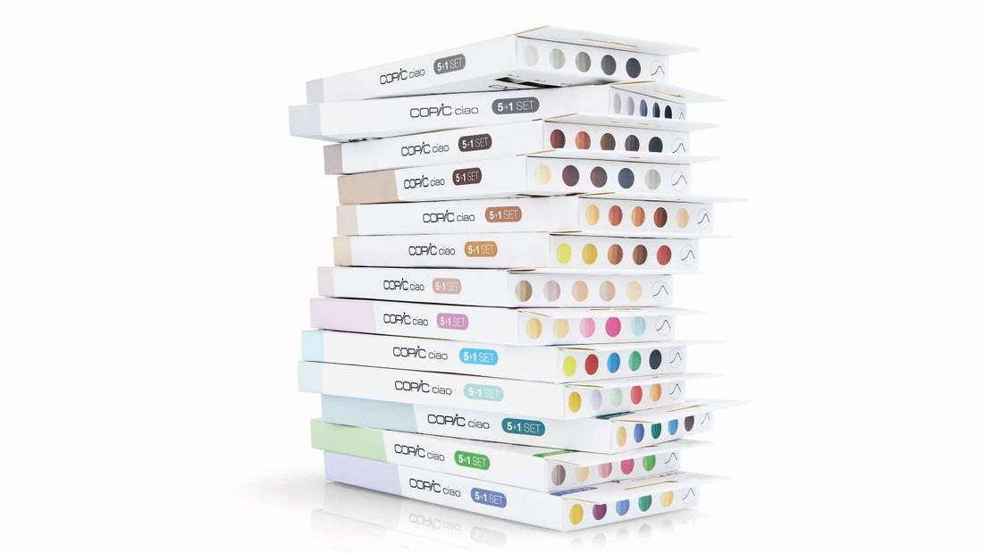 Nuovo packaging dei set copic ciao 5+1