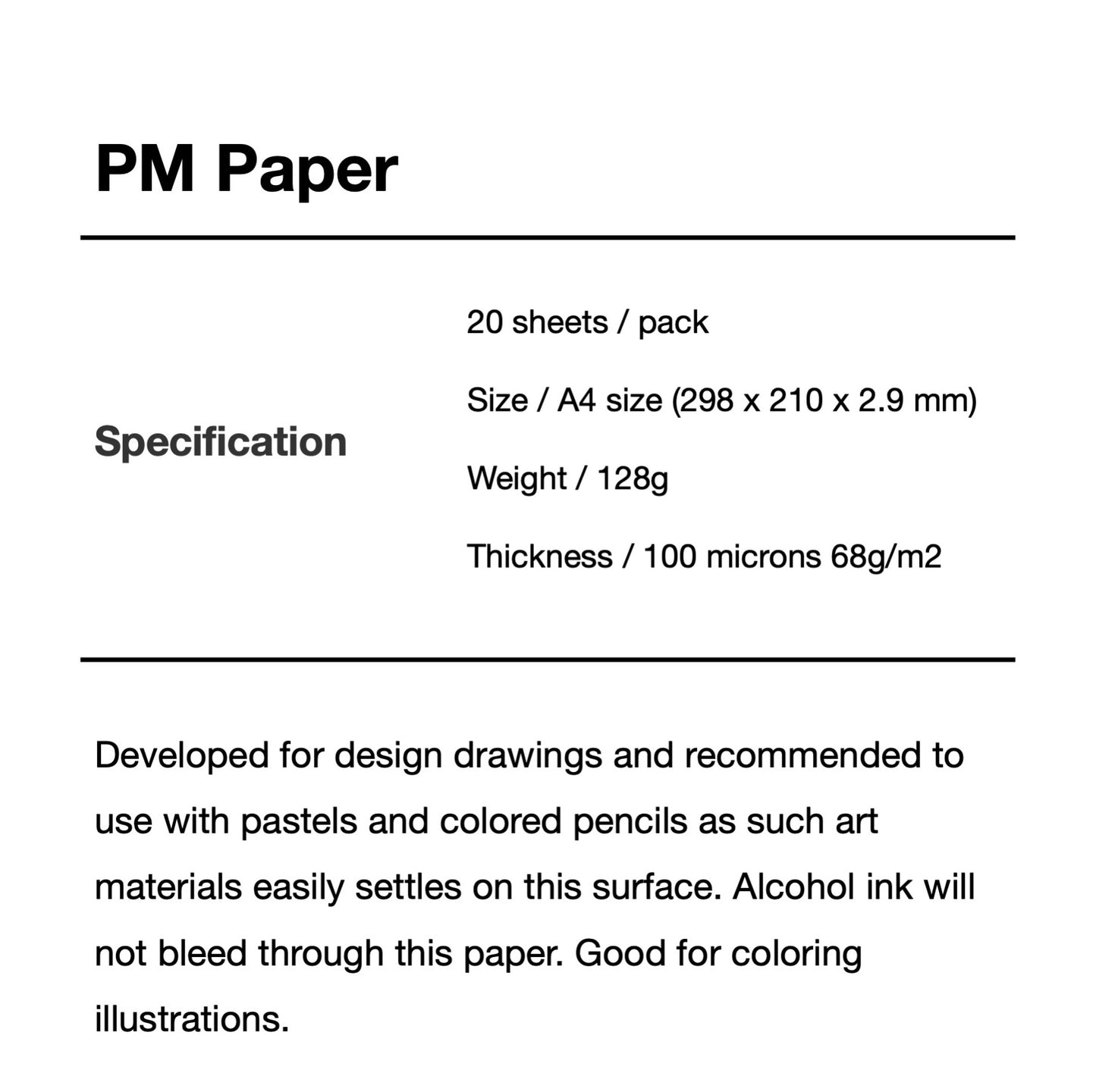 Copic PM Paper