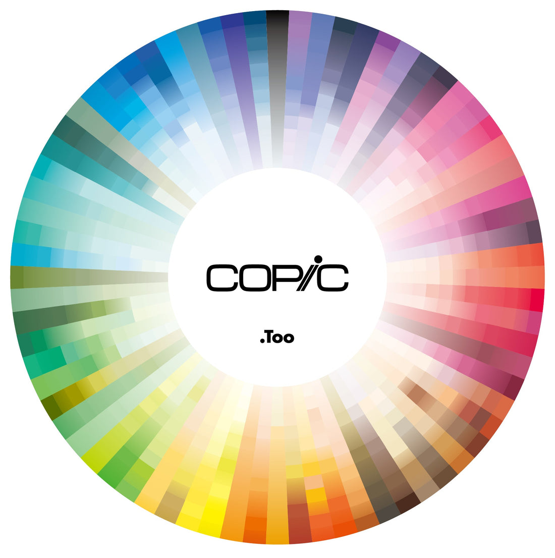 la ruota dei colori Copic con i suoi 358 colori