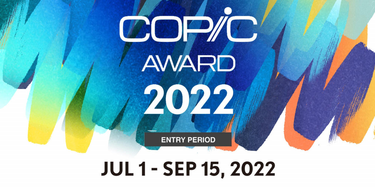 L'immagine del Copic award 2022, il concorso Copic più atteso dell'anno con tantissimi premi.