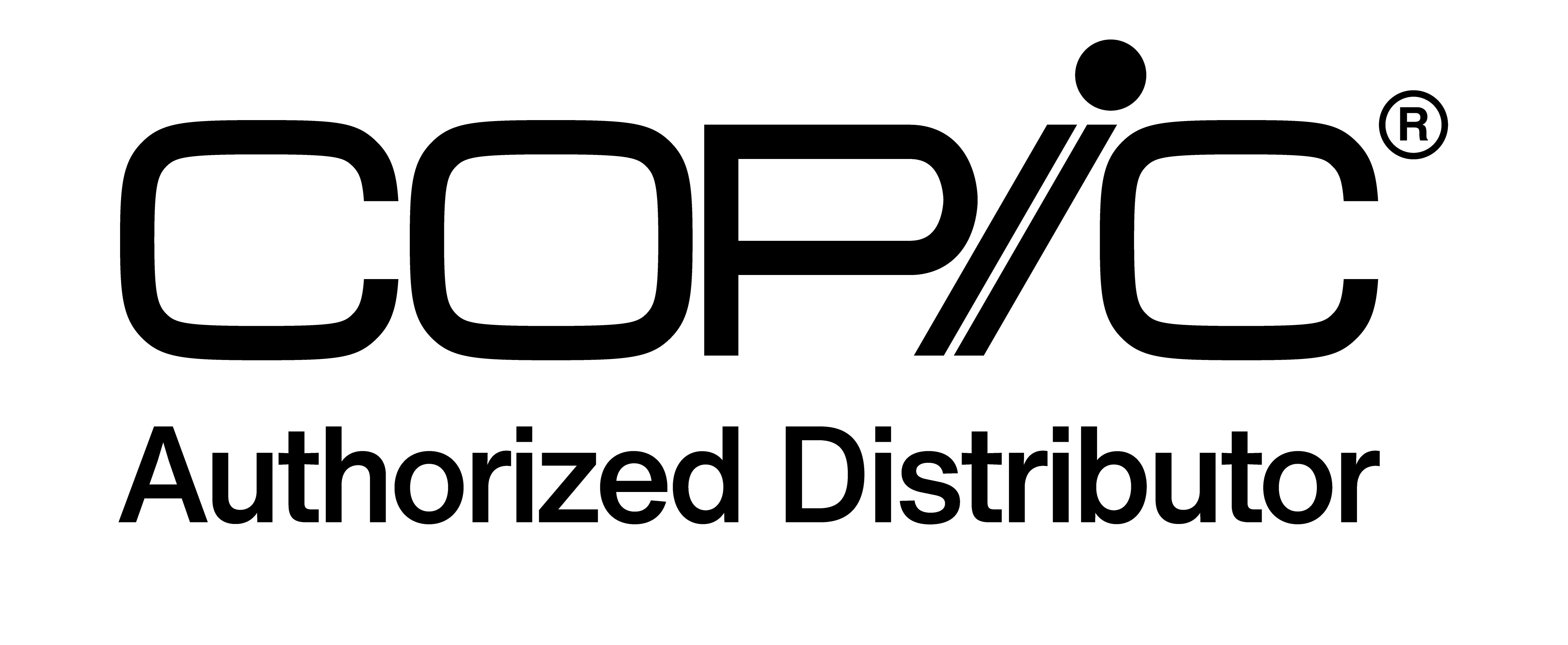 Il logo Copic dei distributori autorizzati