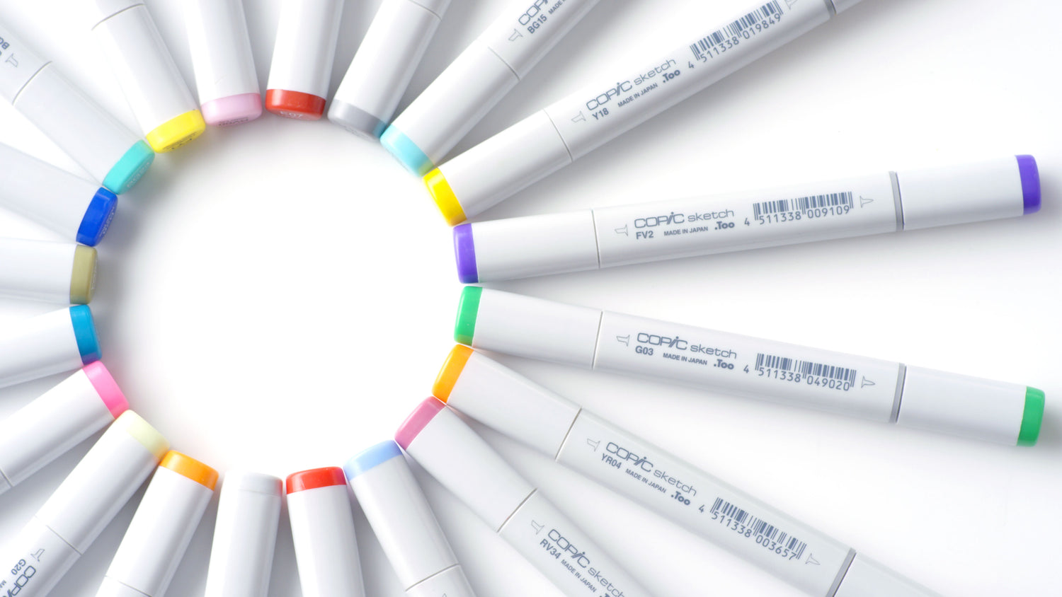 Il video presenta il Copic Sketch con le sue caratteristiche.