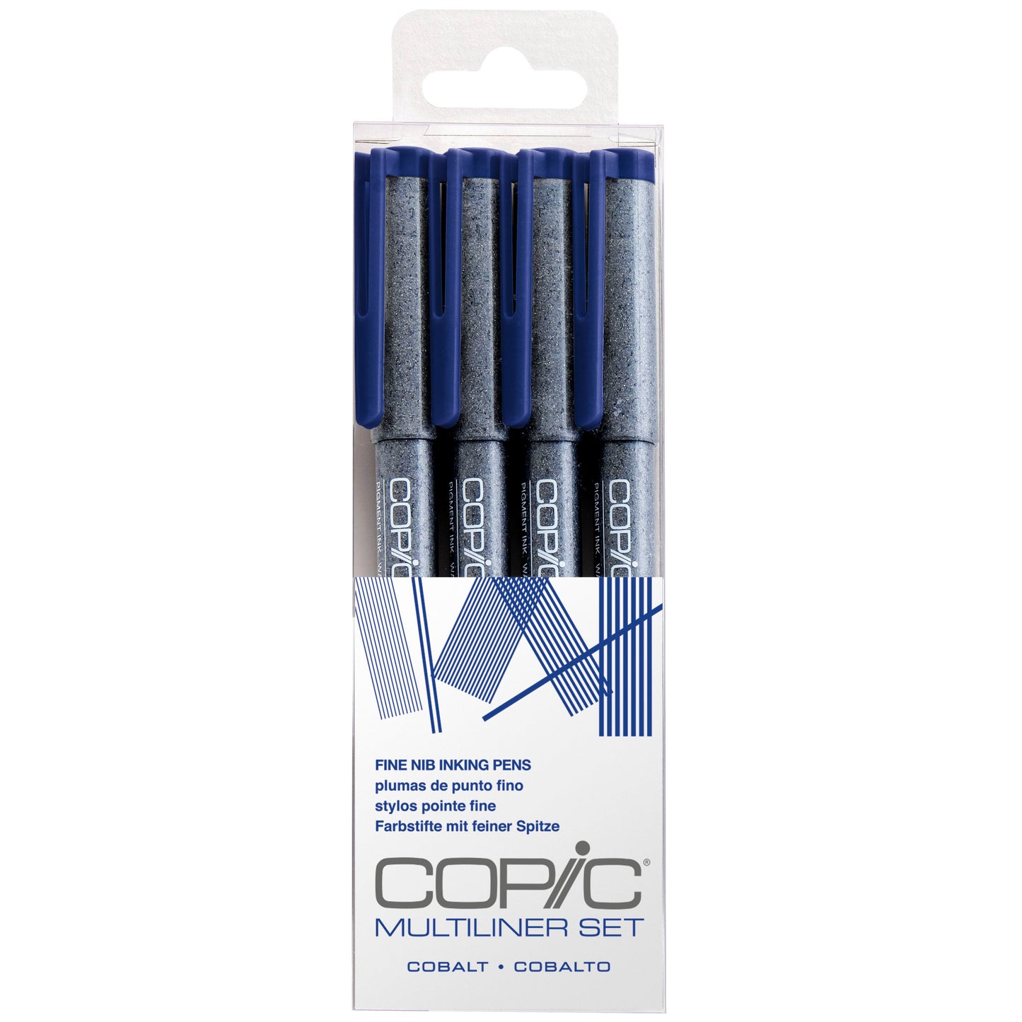 Copic Multiliner 4 Set Cobalto