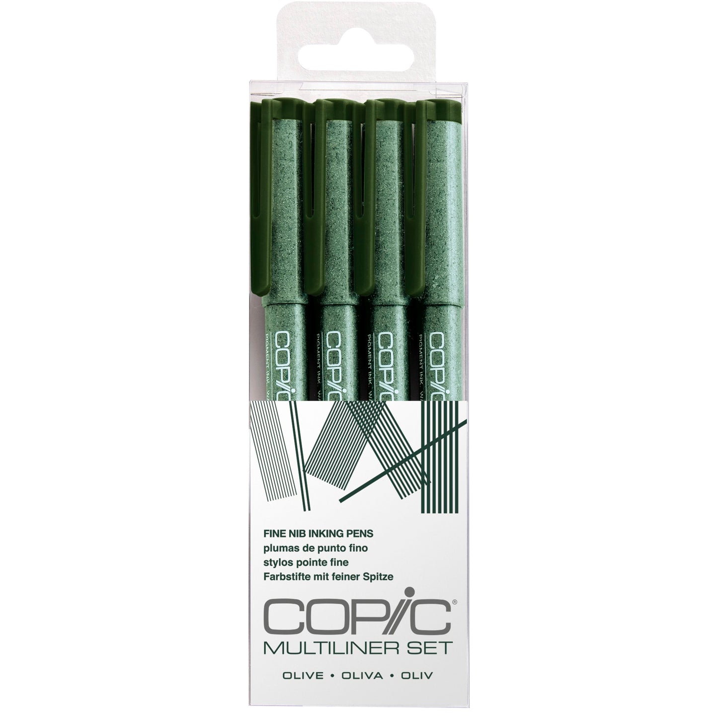 Copic Multiliner 4 Set Olive