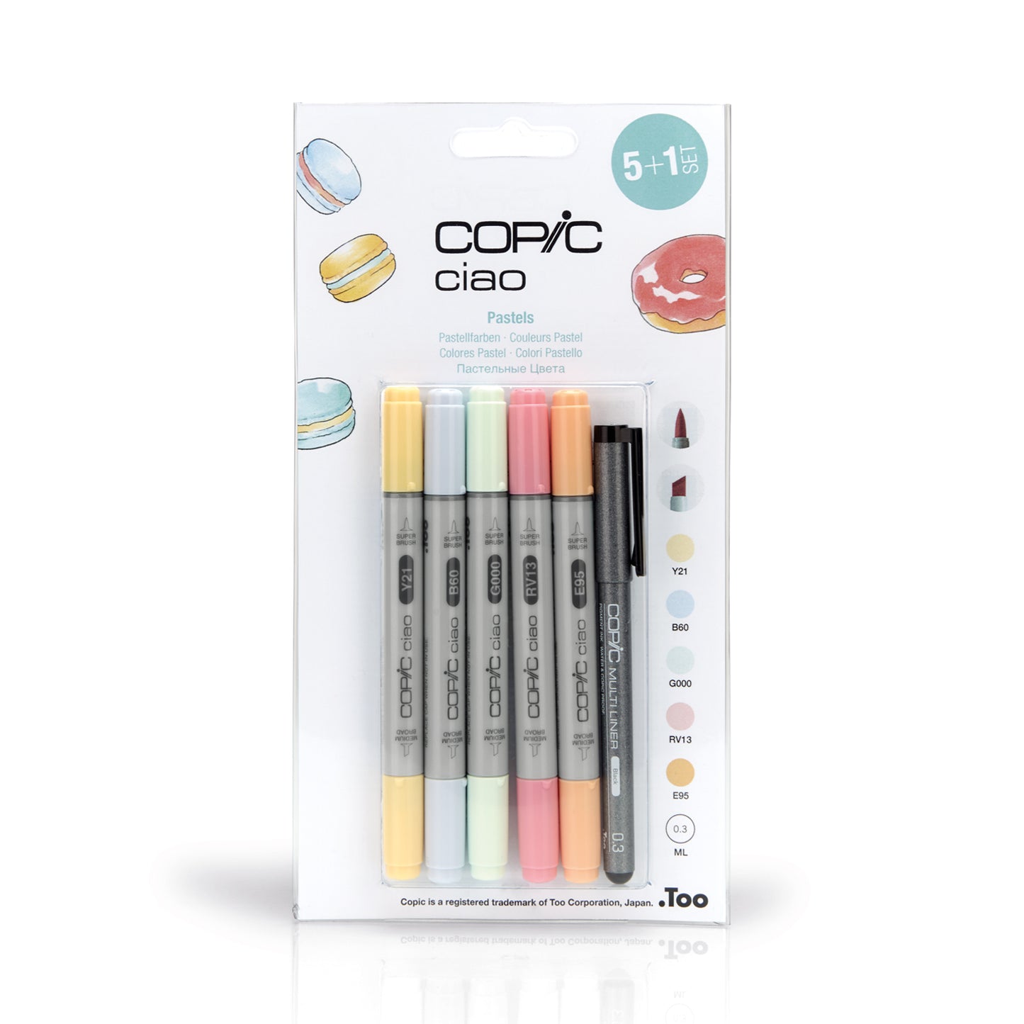 Copic Ciao Set 5+1 Pastelli