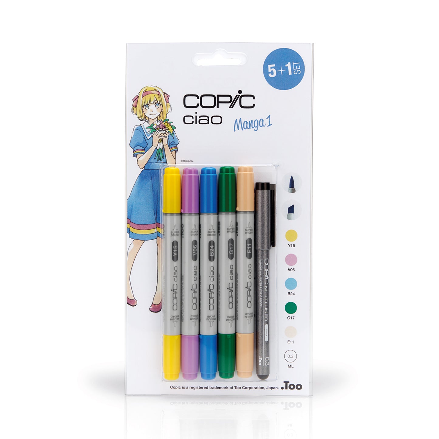 Copic Ciao Set 5+1 Manga 1