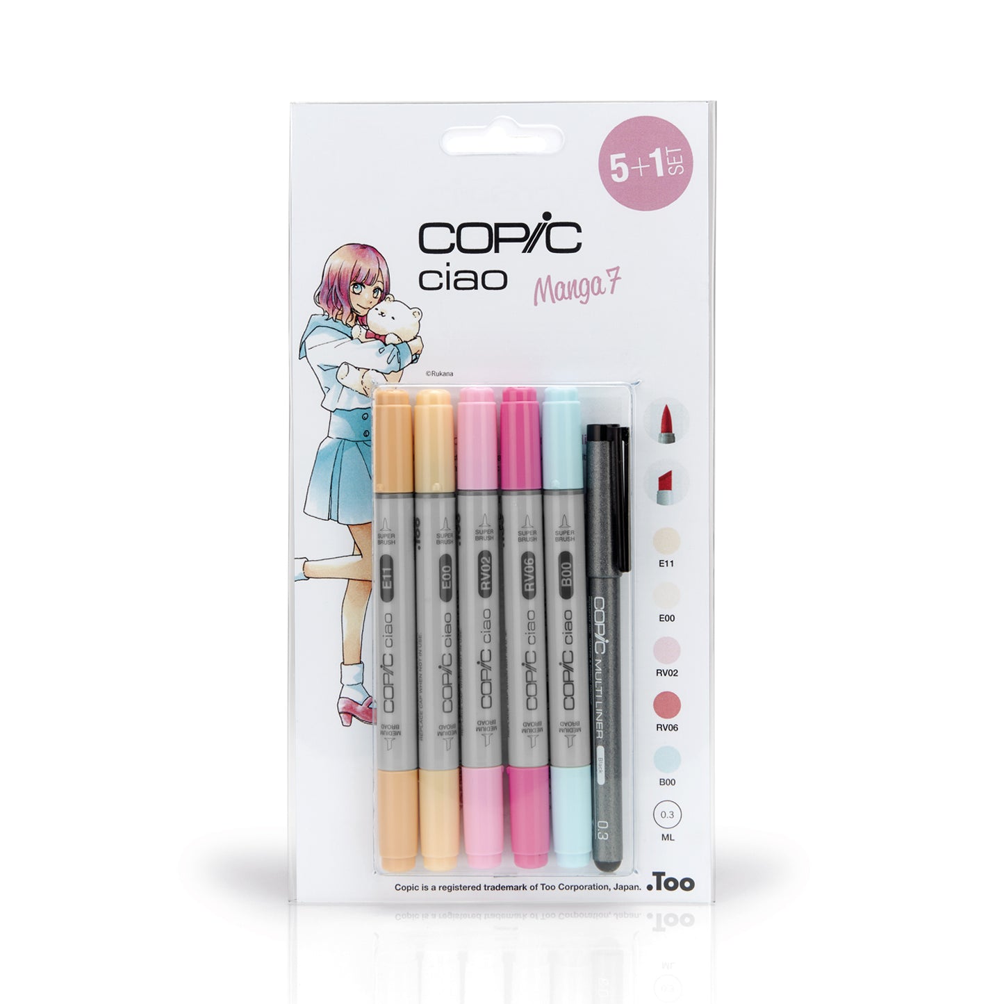 Copic Ciao Set 5+1 Manga 7
