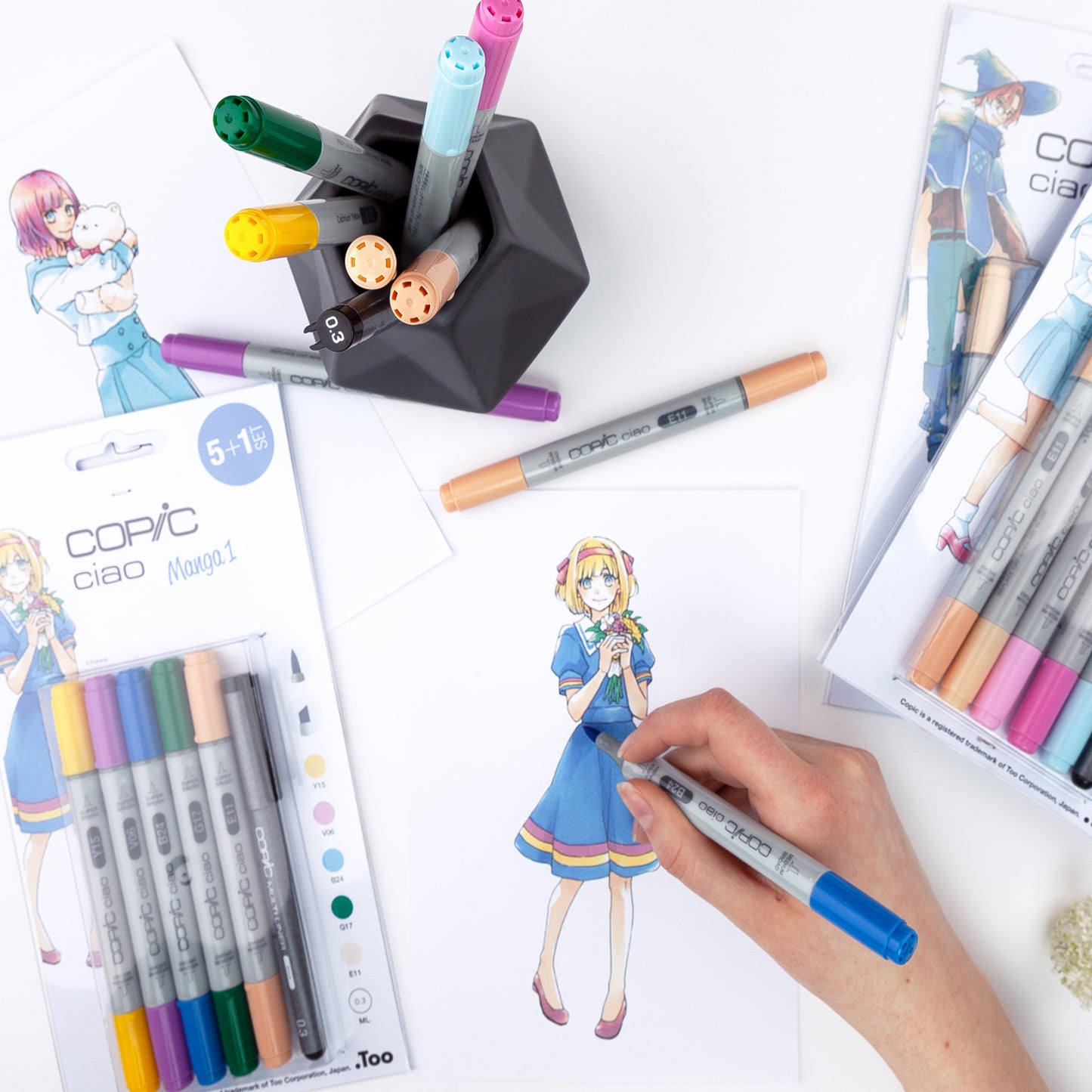 Copic Ciao Set 5+1 Manga 3