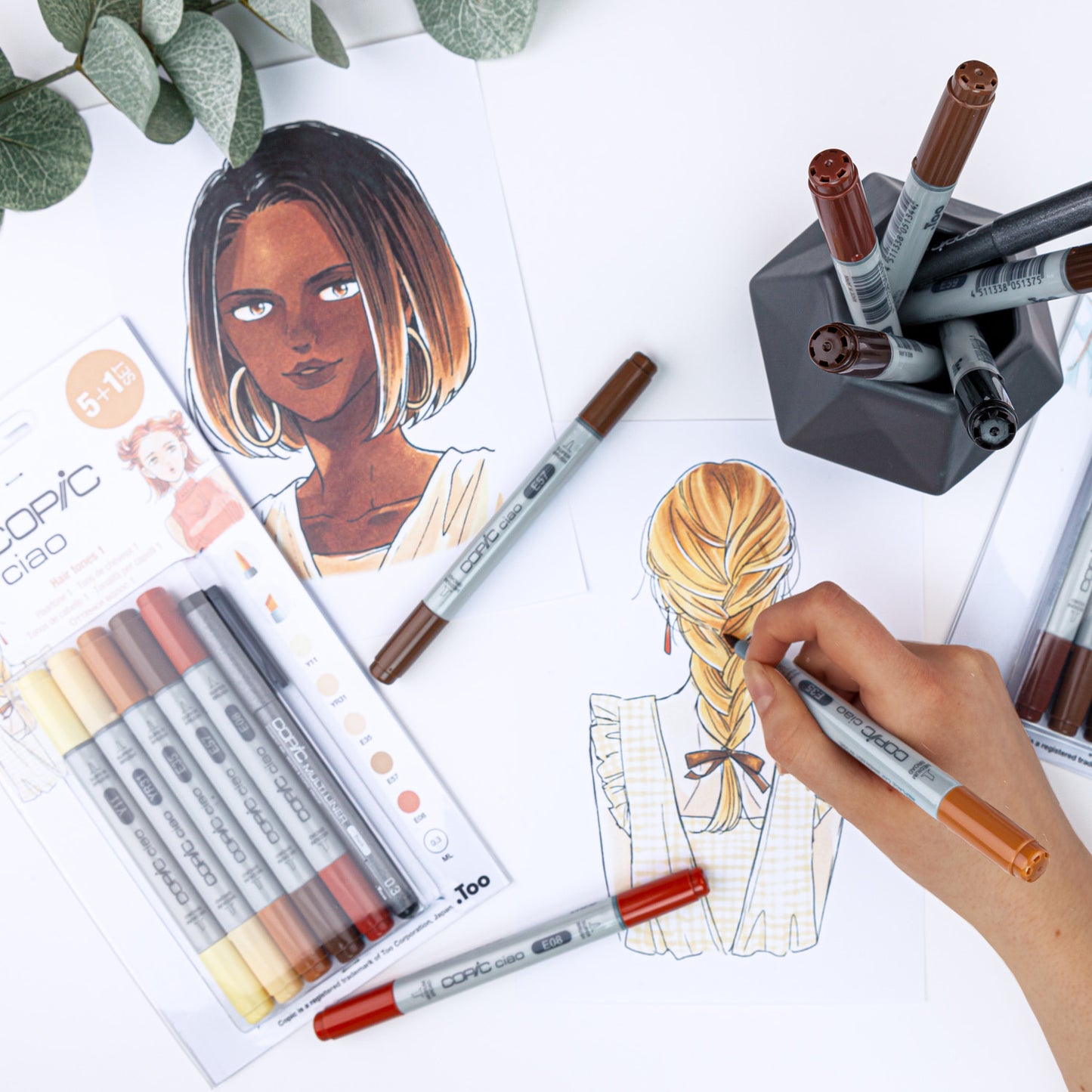 Copic Ciao Set 5+1 Hair 1
