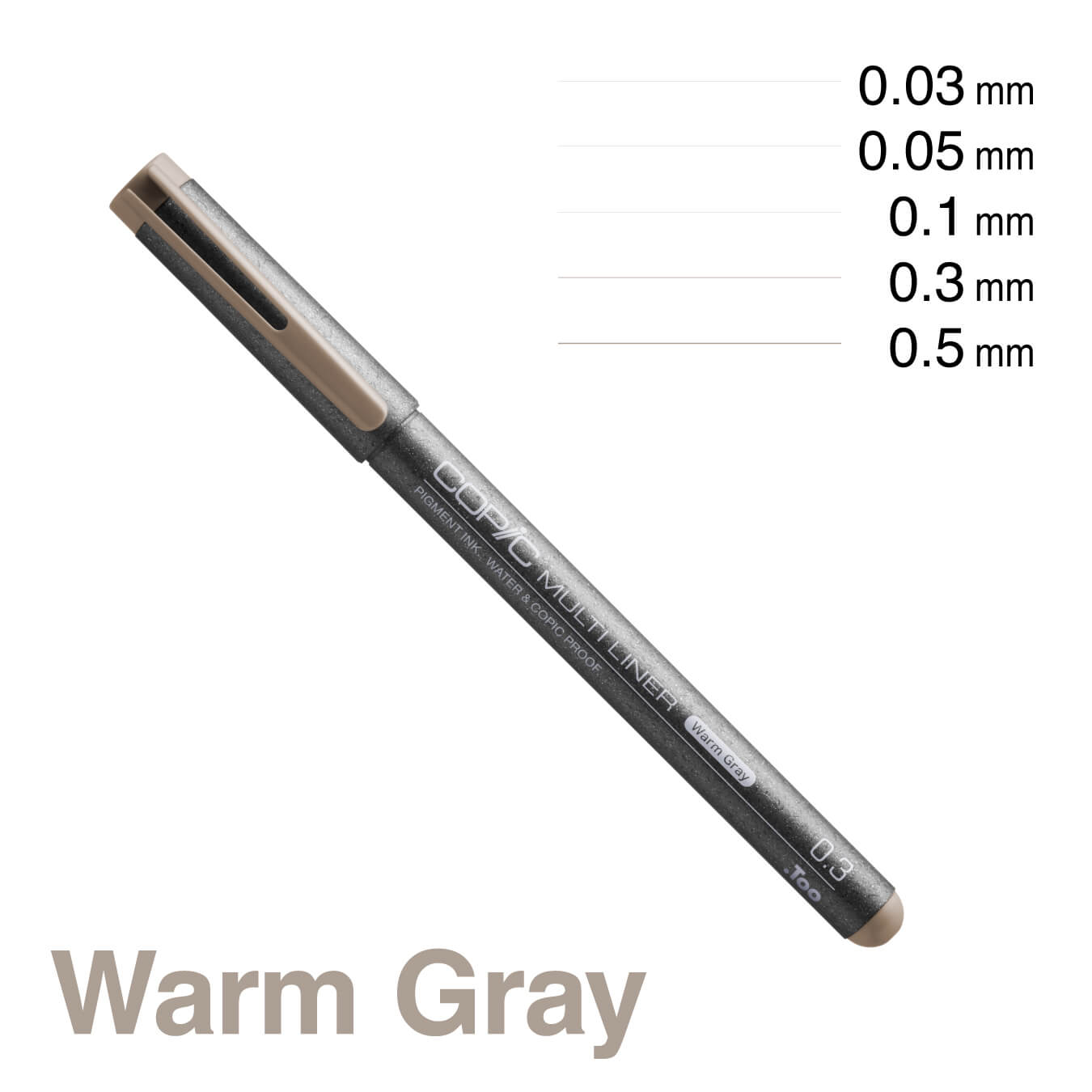 Copic Multiliner Grigio Caldo