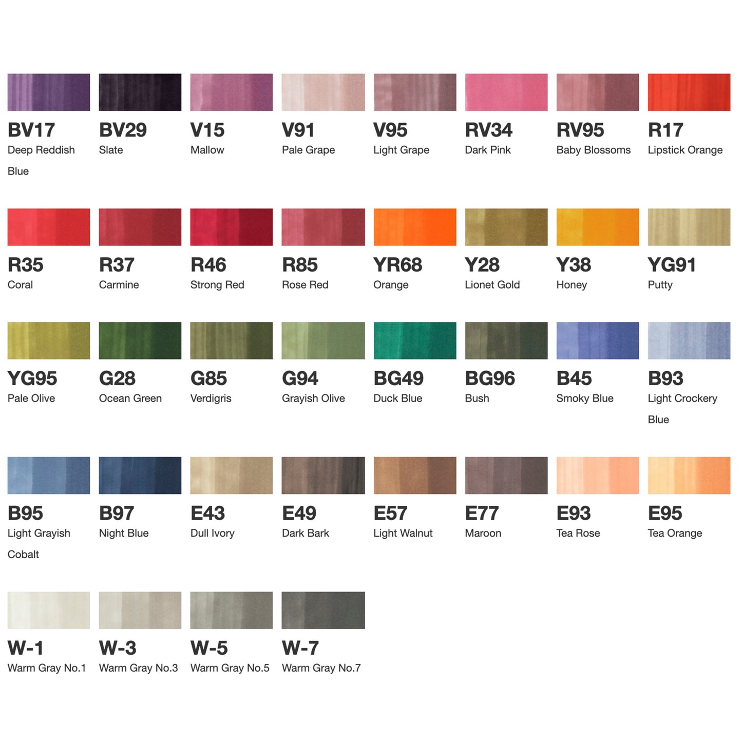 Copic Ciao 36 Set D