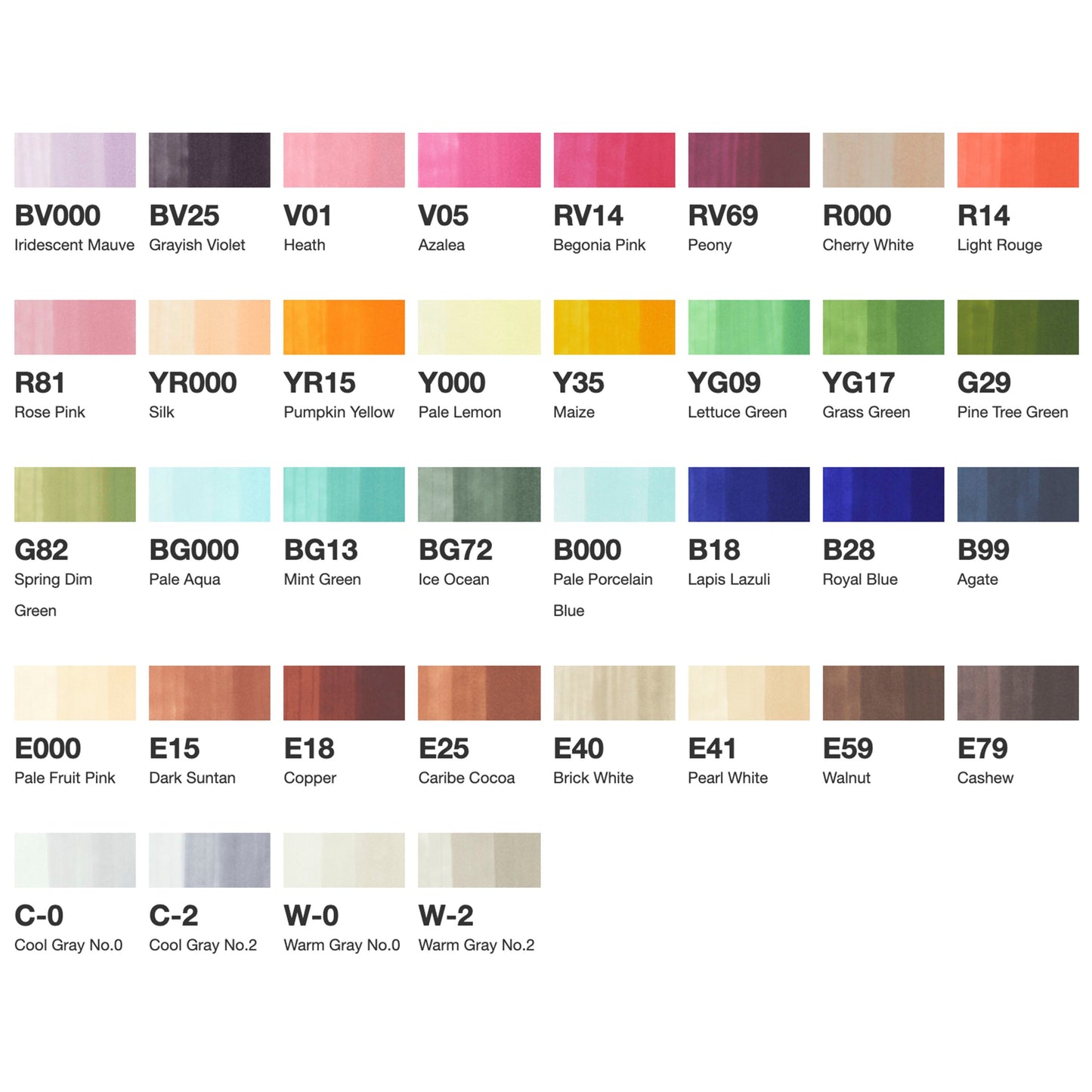 Copic Ciao 36 Set E