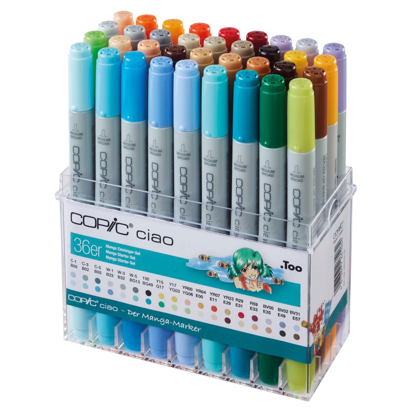 Copic Ciao 36 Manga Starter Set