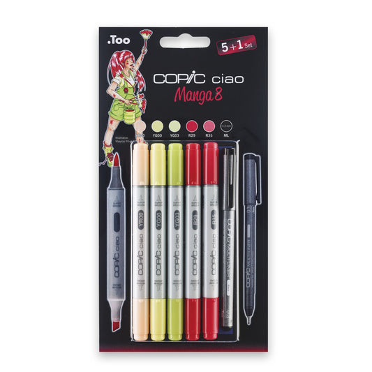 Copic Ciao Set 5+1 Manga 8