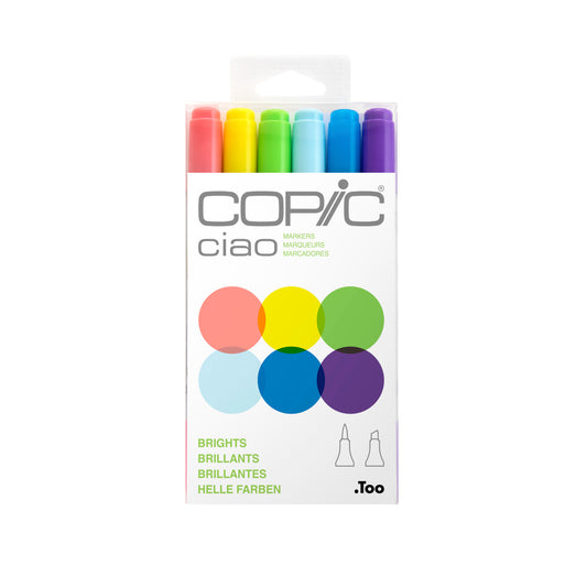 Copic Ciao 6 Set Colori Luminosi