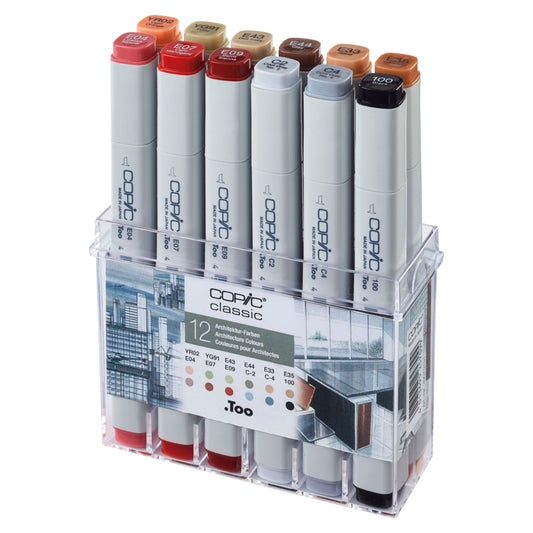 Copic Classic 12 Set Architettura