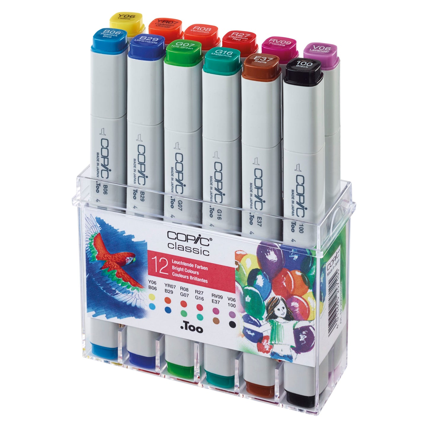 Copic Classic 12 Set Colori Luminosi