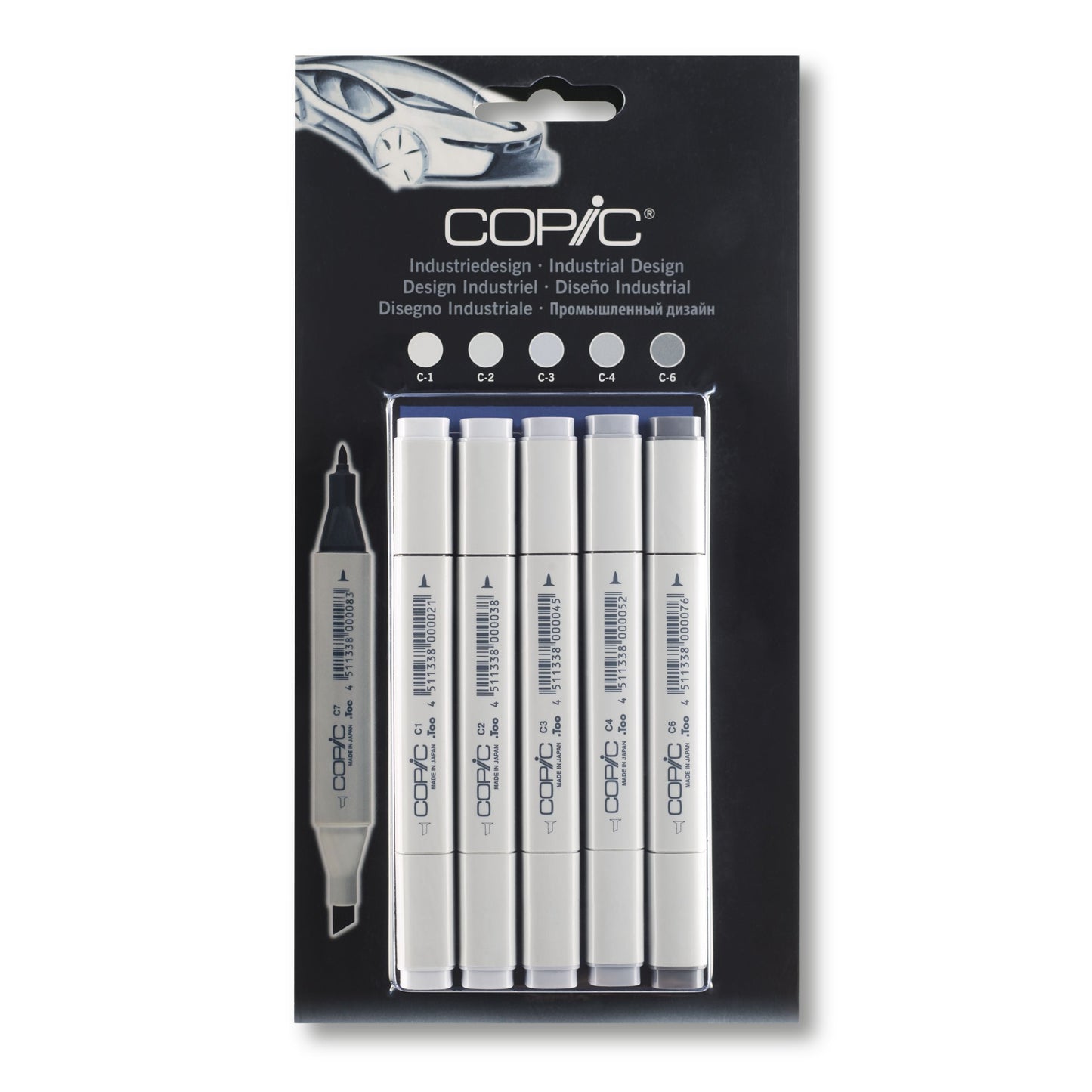 Copic Classic 5 Set Industrial Design