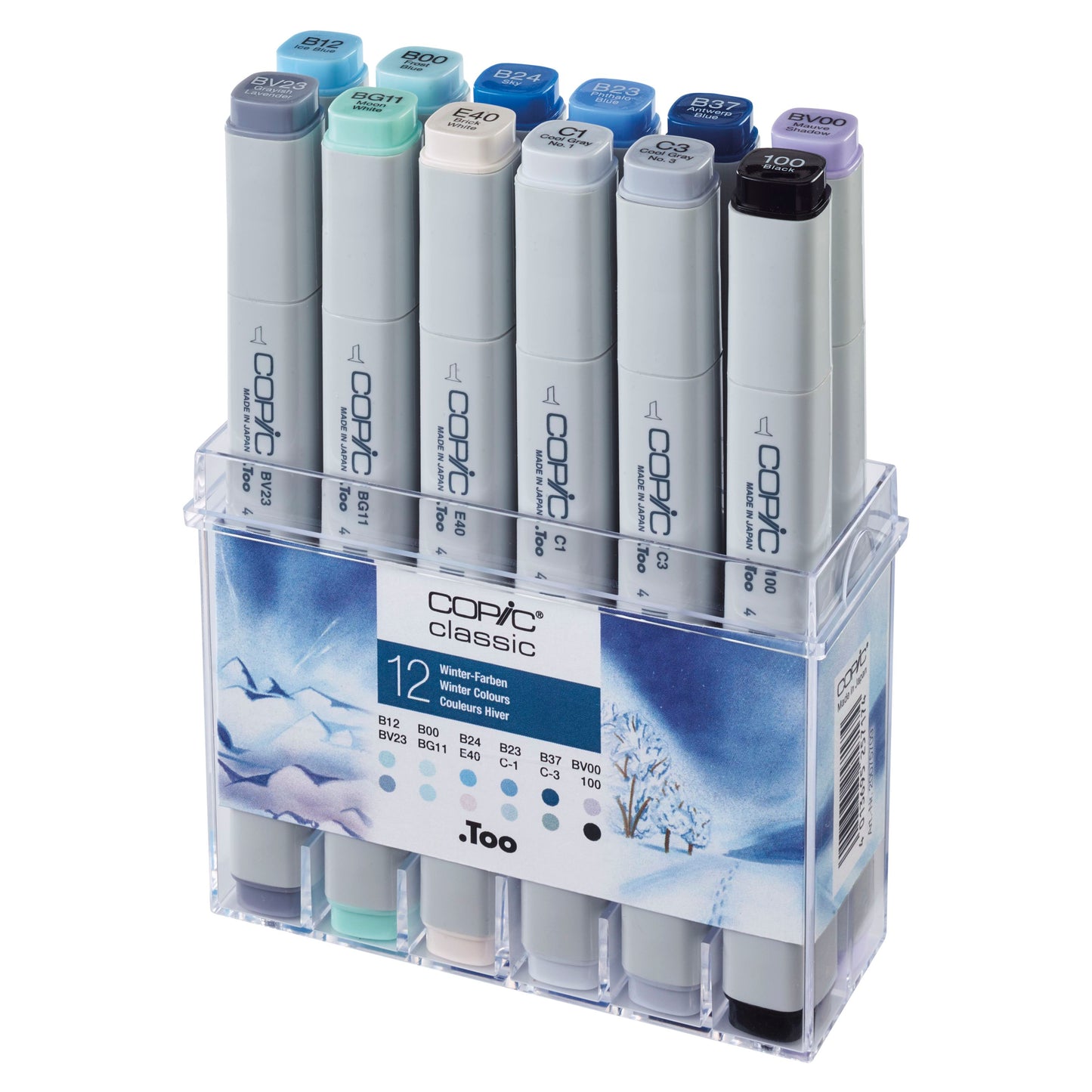 Copic Classic 12 Set Inverno