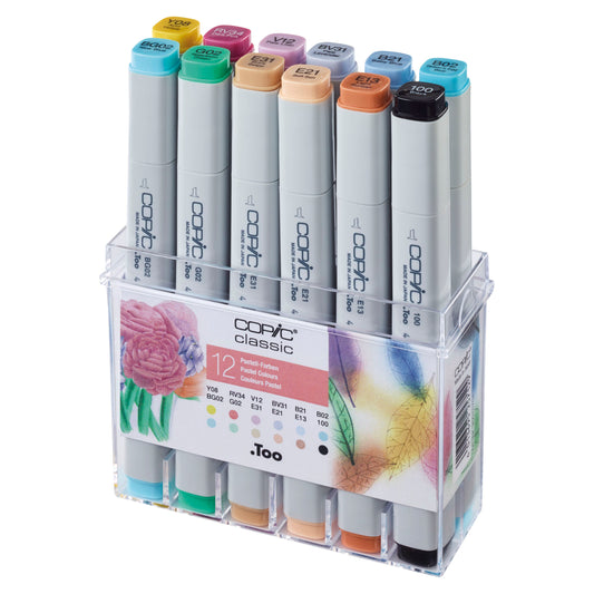 Copic Classic 12 Set Colori Pastelli