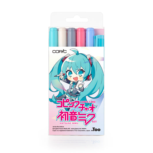 Copic Ciao 6 Set Hatsune Miku Edizione Limitata