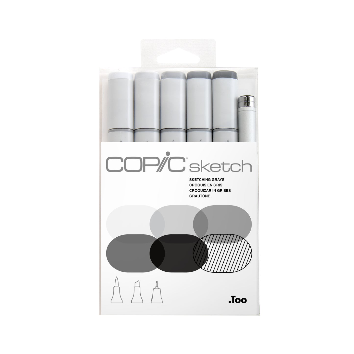 Copic Sketch 5+1 Set Sketching Grays