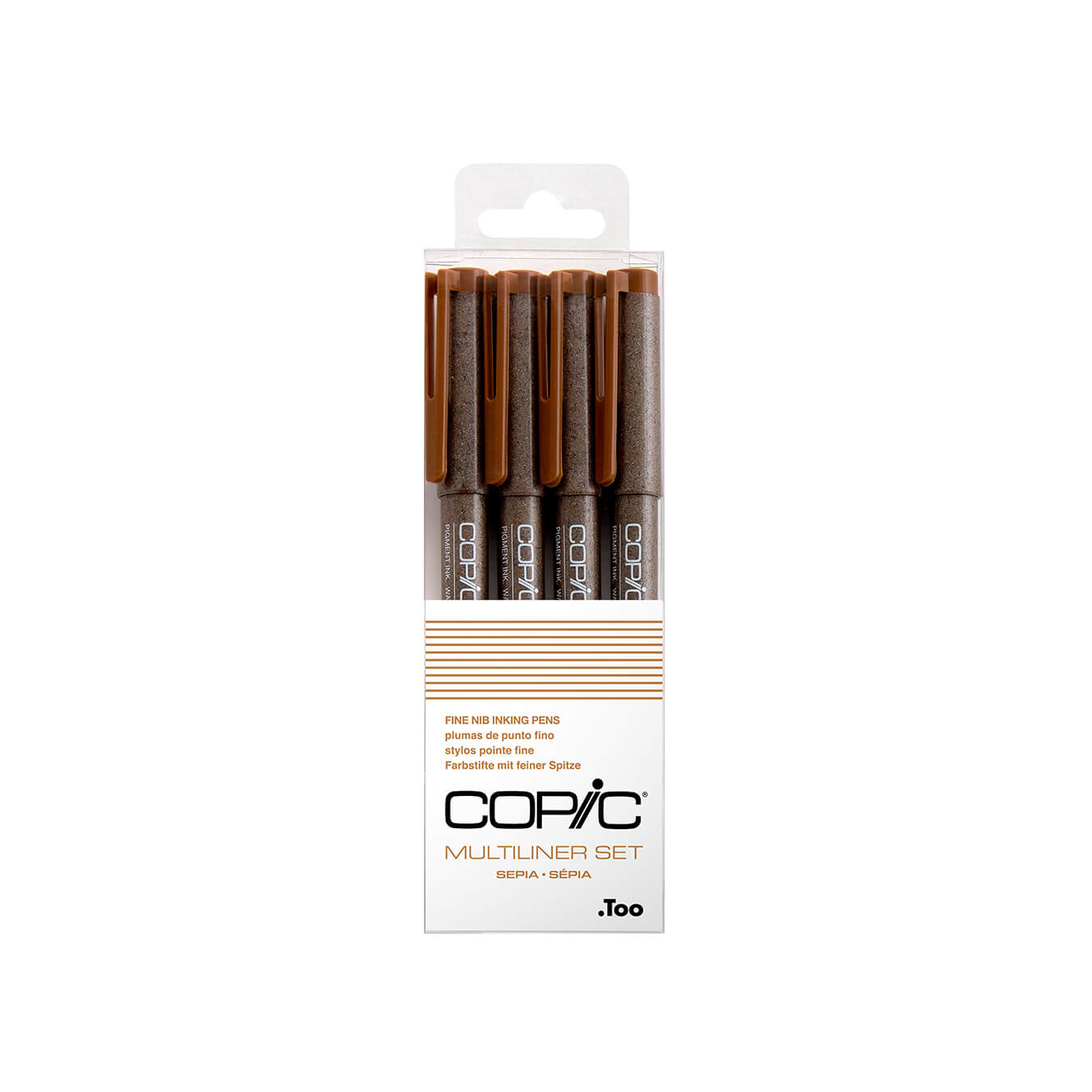 Copic Multiliner 4 Set Sepia