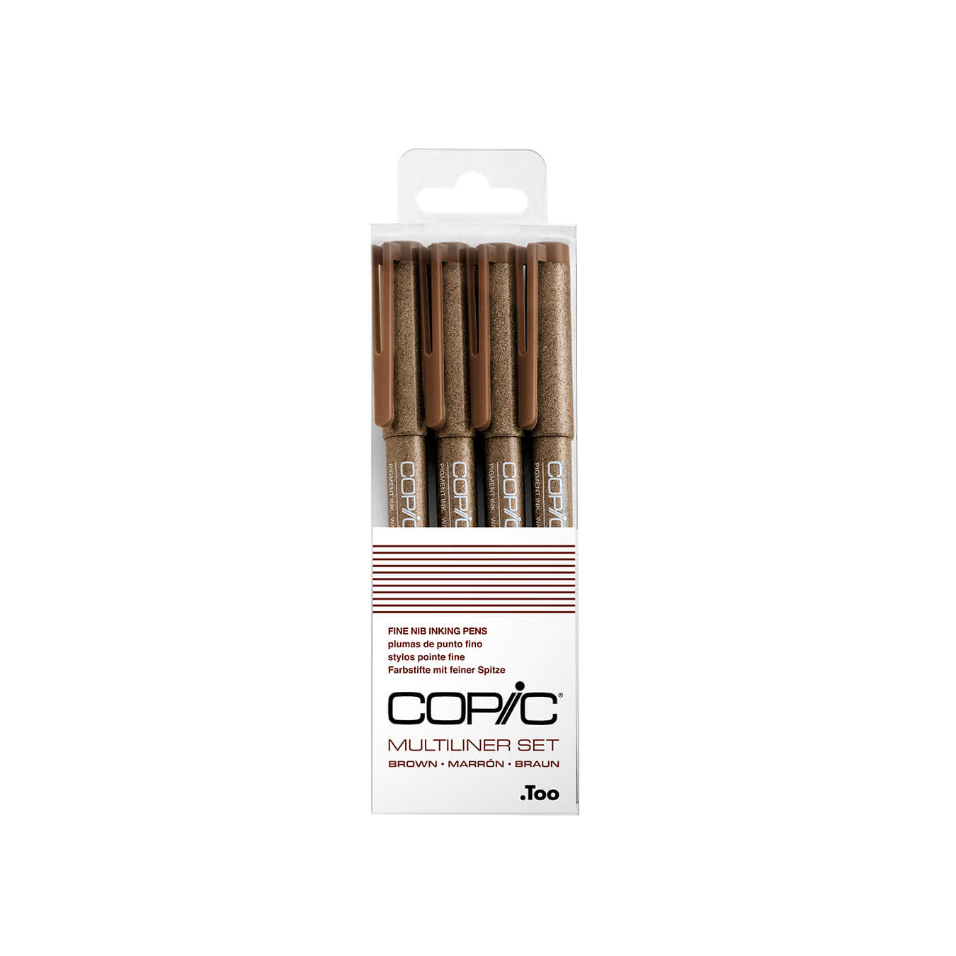 Copic Multiliner 4 Set Marrone