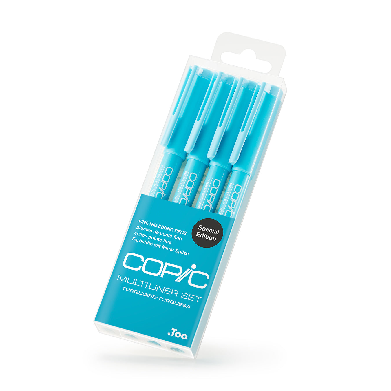 Copic Multiliner 4 Set Turchese Edizione Limitata