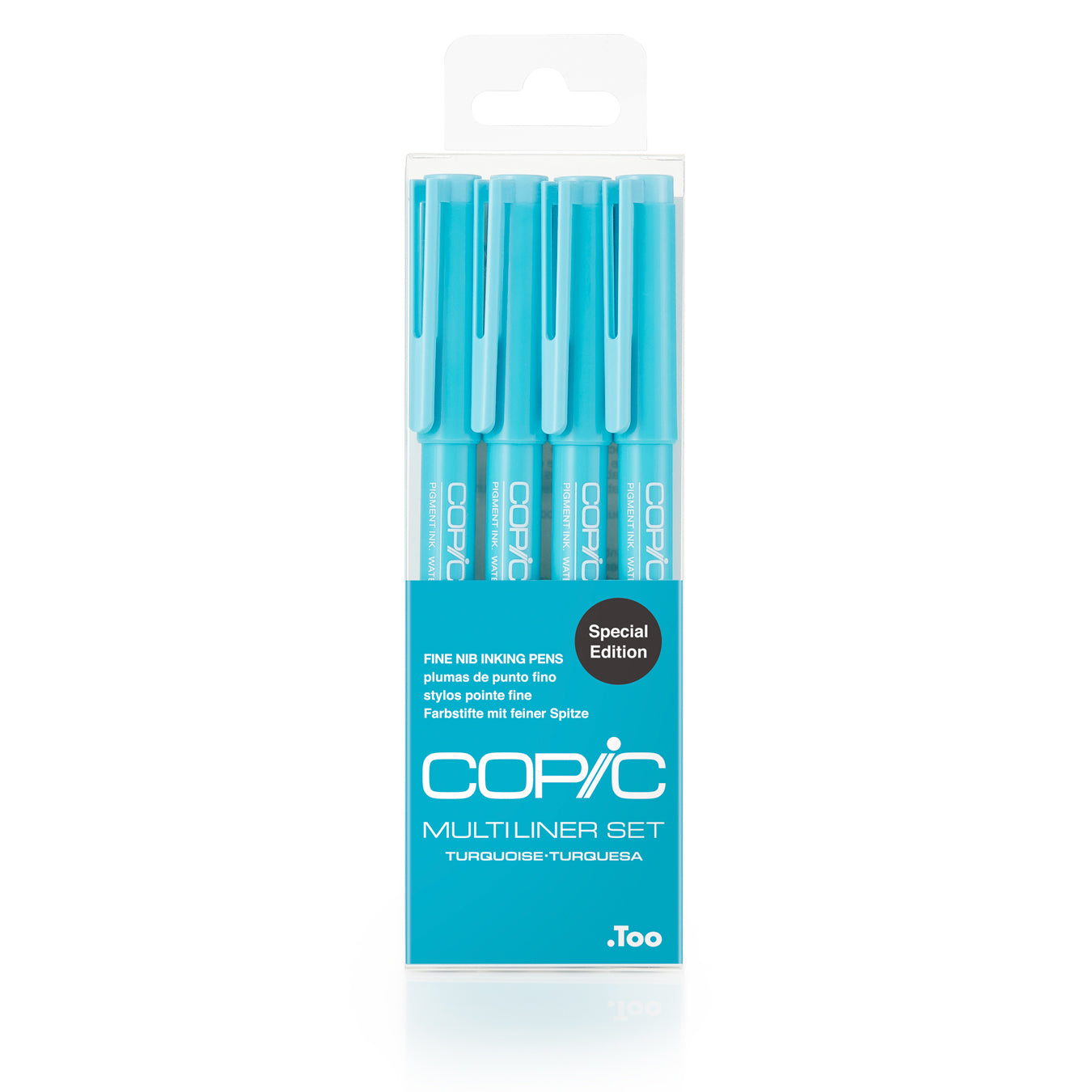 Copic Multiliner 4 Set Turchese Edizione Limitata