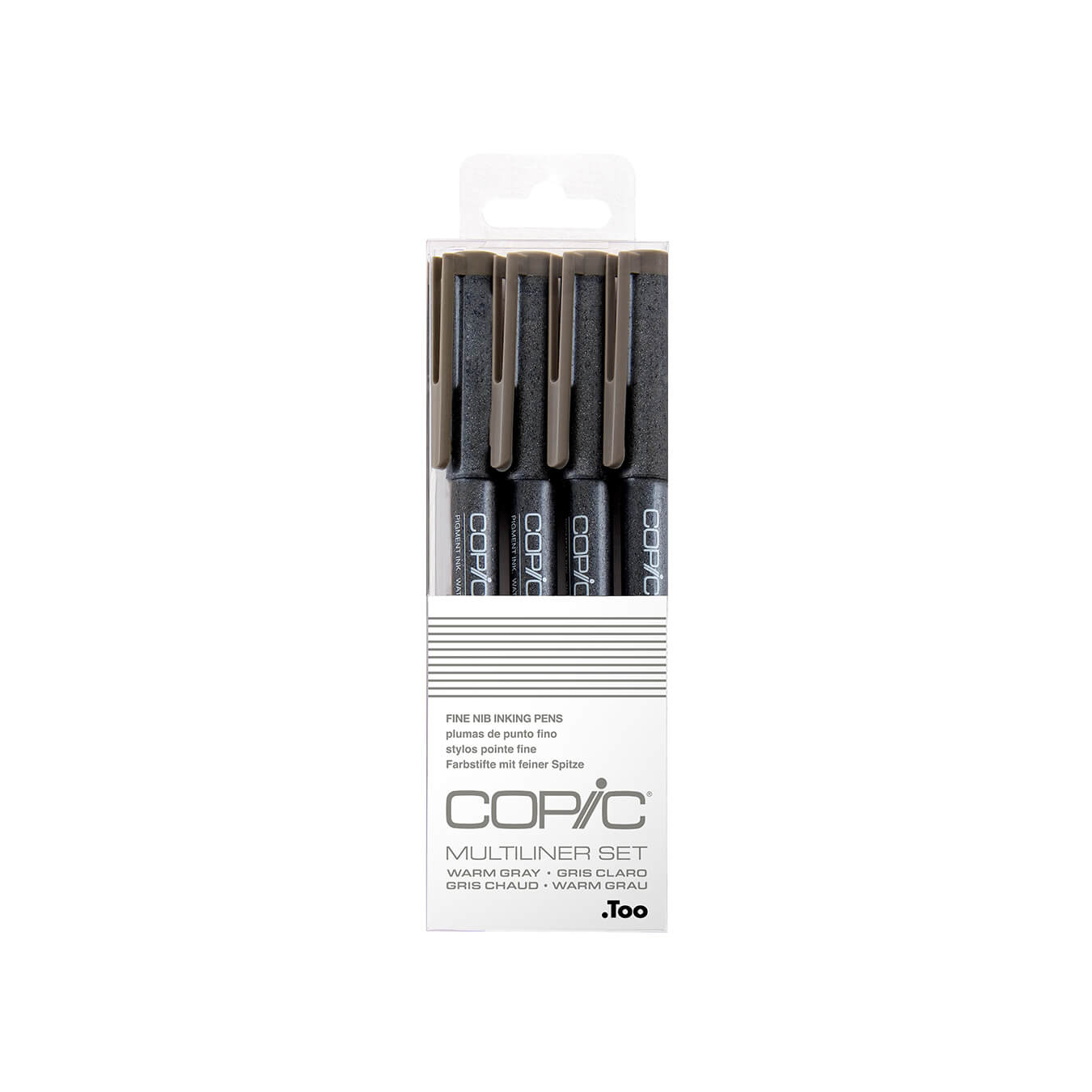 Copic Multiliner 4 Set Grigio Caldo